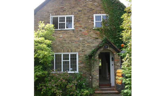 Timber Alternative, Traditional Georgian Upvc Windows, Windlesham, Surrey (Before)