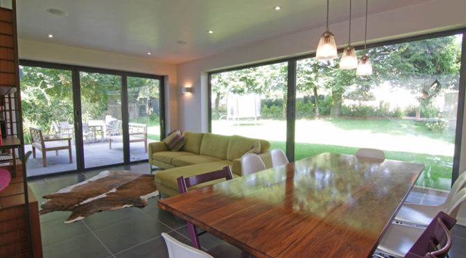 18-Internorm HF310 Home Pure windows & Solarlux SL60e bifolding doors, Andover, Hampshire