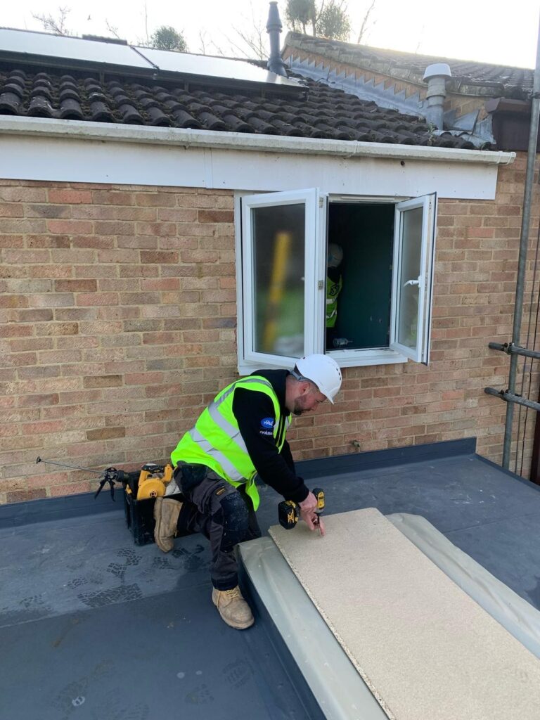 Rooflight installation at DIY SOS Bracknell