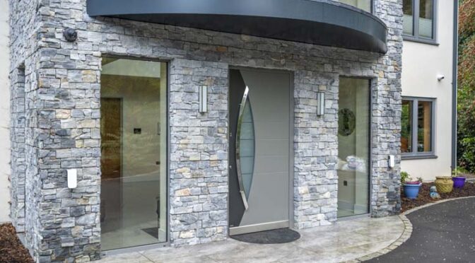 A Bespoke Contemporary Entrance Door for a Luxury Finchampstead Home