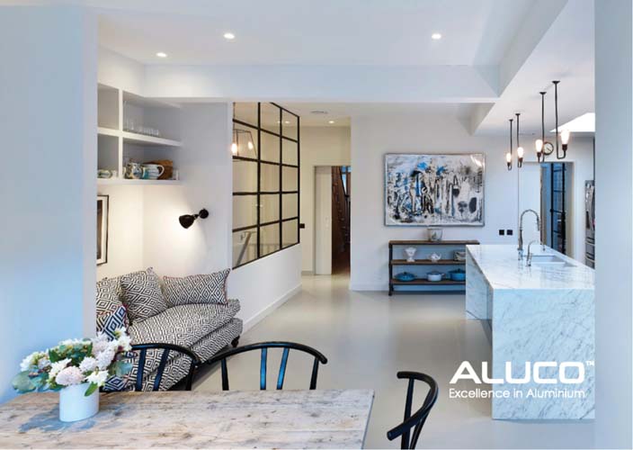 Aluco Steel Look Doors and Internal Partitions and Screens