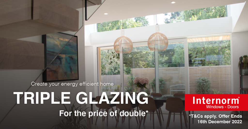 Triple Glazed Windows for the price of Double