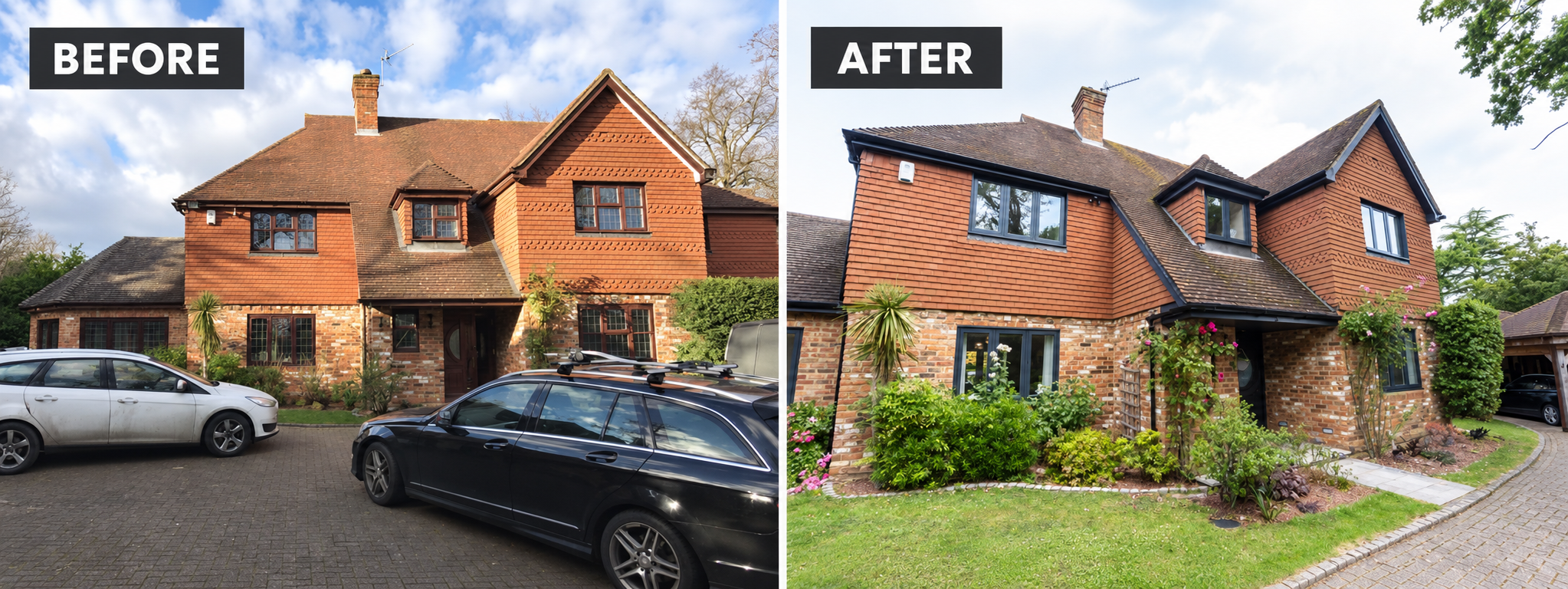 window replacement before and after