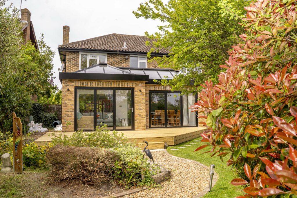 Beautiful Large, L Shaped Orangery Extension replaces Old Conservatory, Warfield