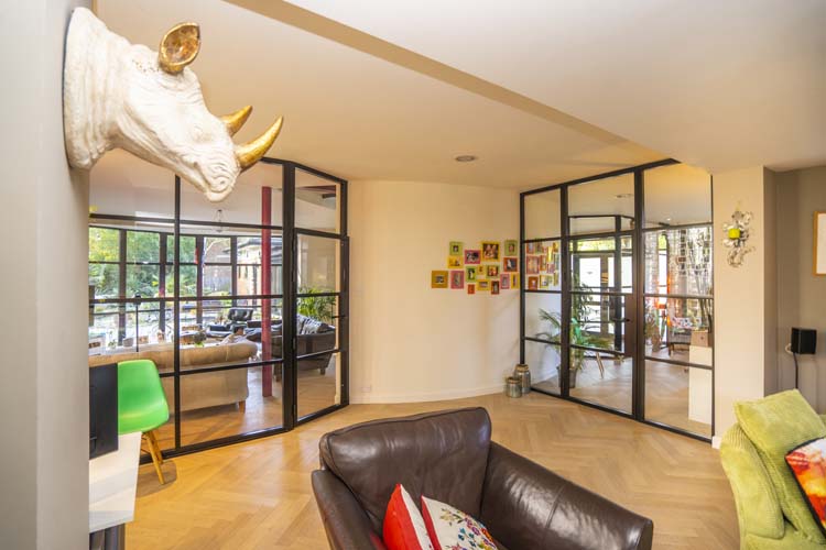 Black Glass Internal Doors