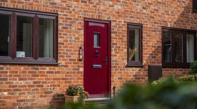 Apeer composite door with advanced locking system