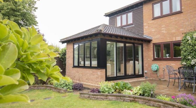 Contemporary Aluminium Windows & Air Lift & Slide Door, Hook, Hampshire