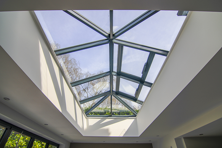 glass roof lantern