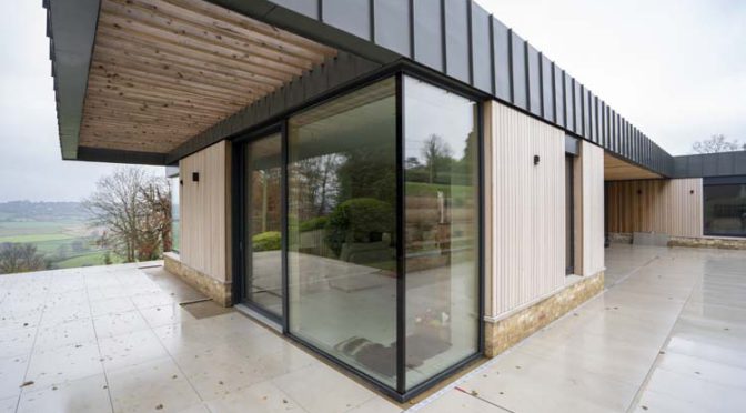 Corner Window – Internorm Large Scale Glazing- New Build- Wiltshire