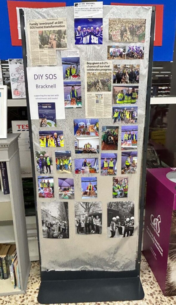 DIY SOS BRACKNELL - TEA TENT SUPPORTED BY TESCO WARFIELD