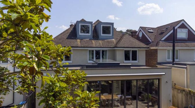 Modern Teddington home with Solarlux Highline bifold doors