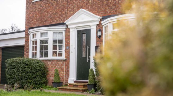 Dark Green Front Door, Apeer 70, Bracknell