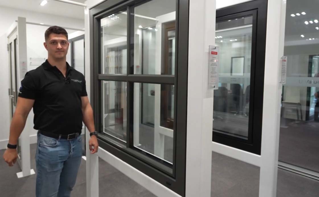 Discover the Internorm HF410 timber aluminium window