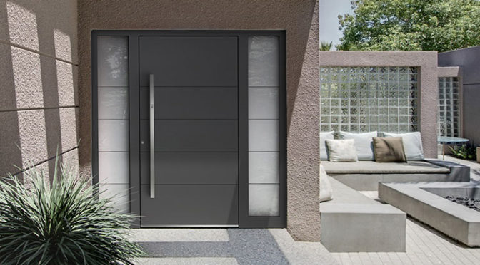 Contemporary front doors