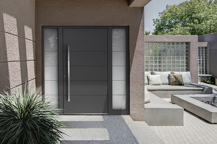 Contemporary front doors