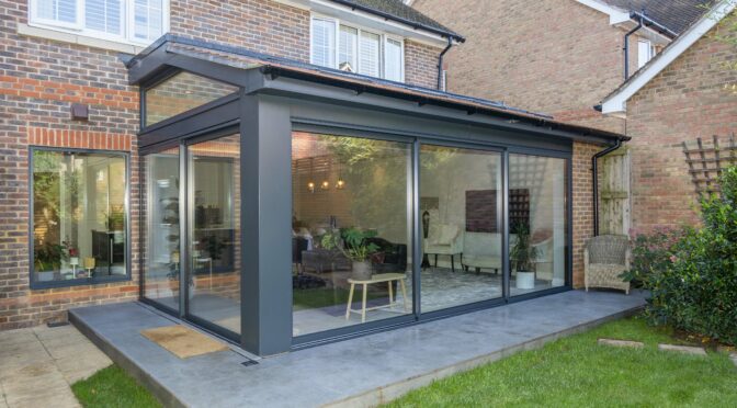 EdgeGLIDE - Minimalist External Sliding Doors for Single Storey Rear Extension, Wokingham