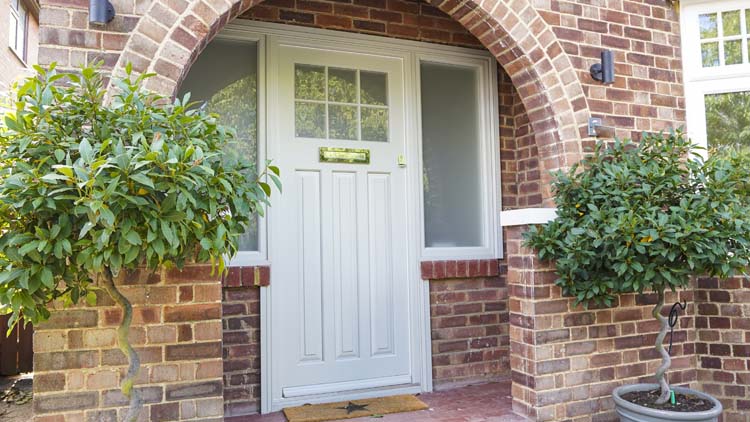 Edwardian Front Door – Agate Grey Timber – Staines