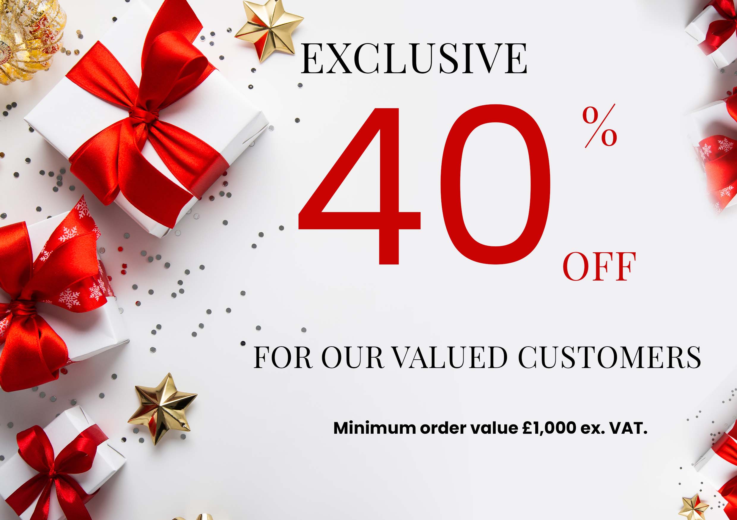 Exclusive 40% discount on windows and doors
