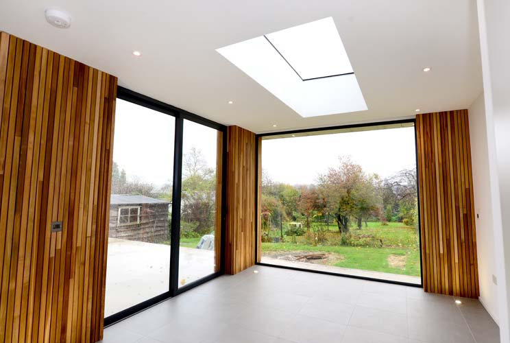 flat roof lights