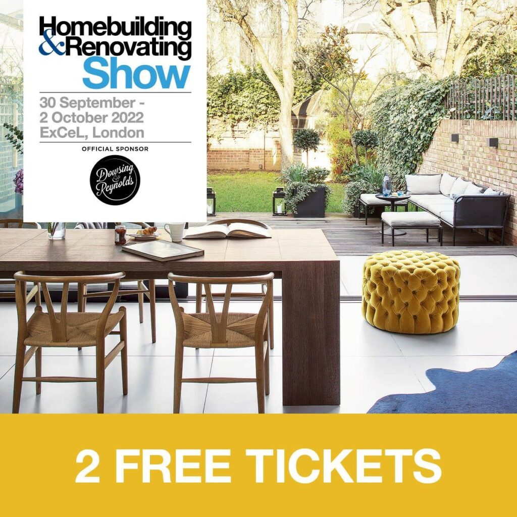 Free Tickets Homebuilding & Renovating show 2022