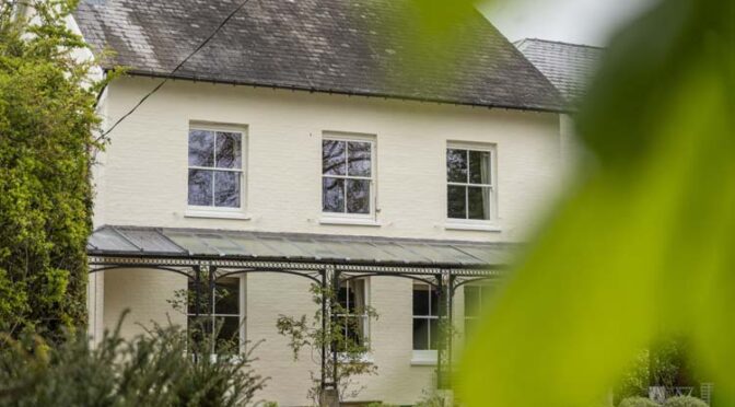 Beautiful period country house with replacement Georgian sash windows in Berkshire