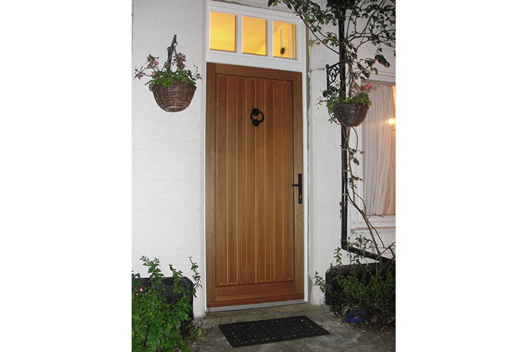 Timber Front Door