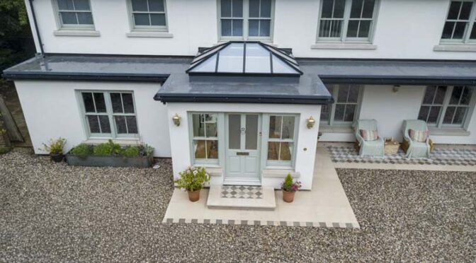 Grand Entrance Porch Featuring a Roof Lantern and Window Seat, Thatcham