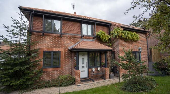 Grey Aluminium Windows in Bracknell, Contemporary Home Transformation