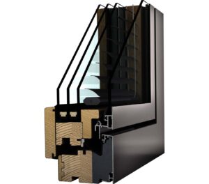 HV 450 Timber-​aluminium windows