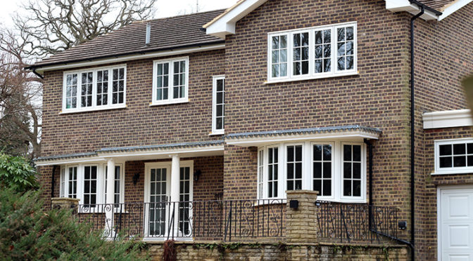 Halo Flush uPVC White Grain Windows, West Byfleet, Surrey