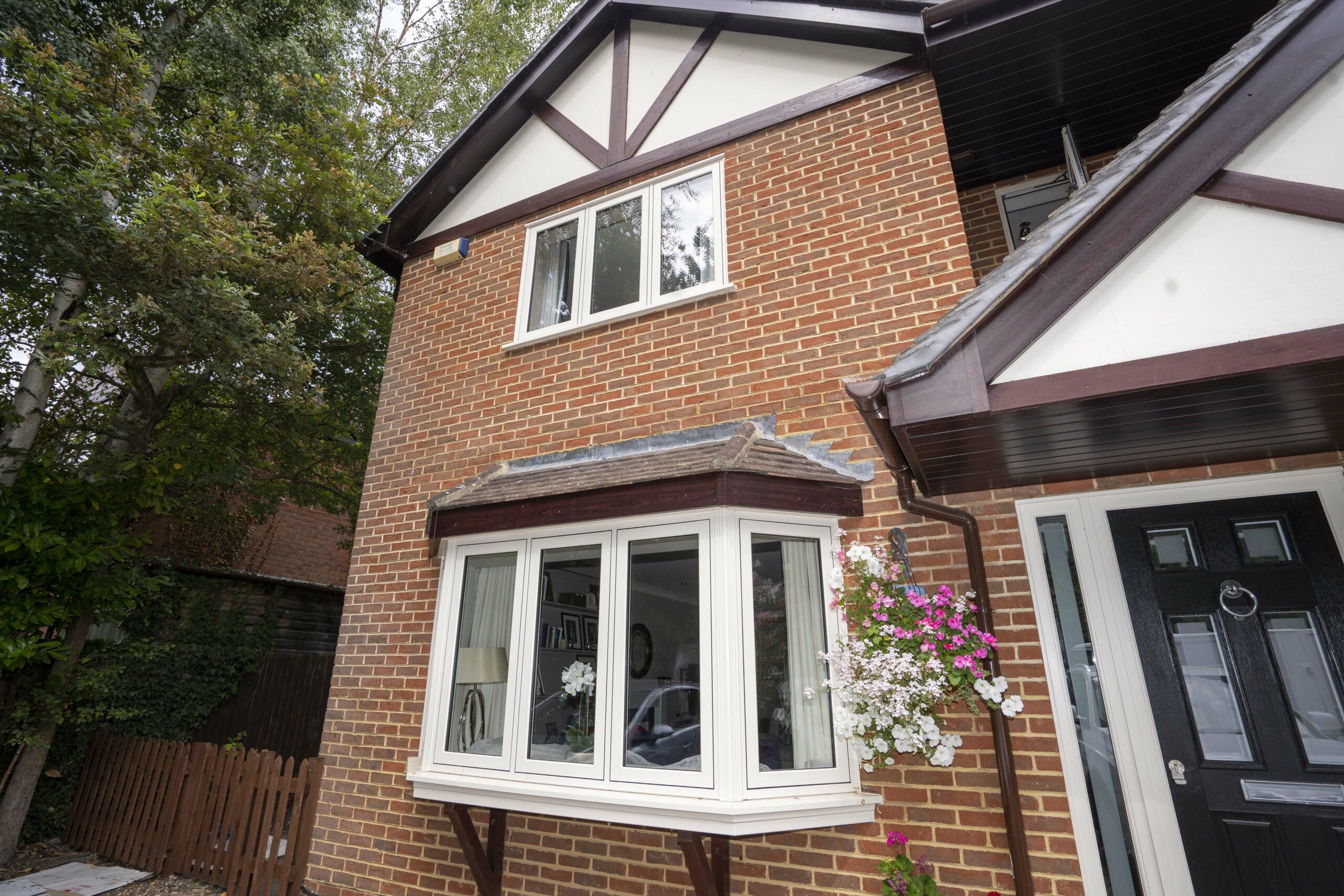 Ice Cream Grain uPVC Windows, for Detached House Refurbishment, Wokingham