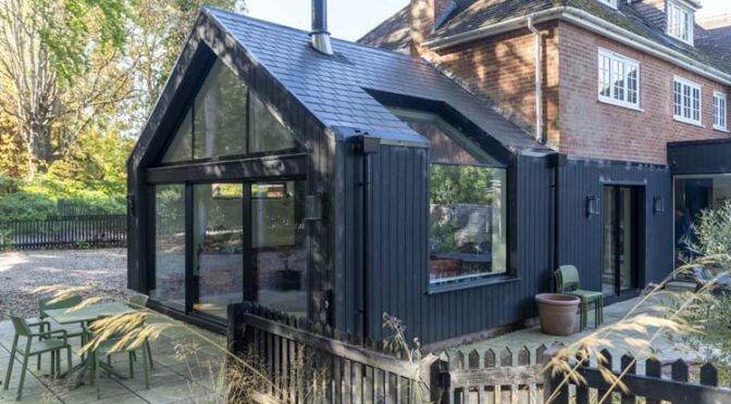 Innovative Frameless Eaves Rooflight for a Gable End Extension in Wargrave