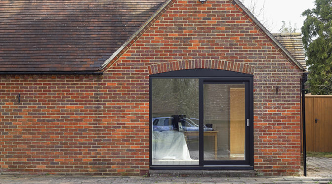 Internorm Home Pure Timber Aluminium HF200 Windows and HS330 Lift and Slide Doors, Blewbury, Oxfordshire