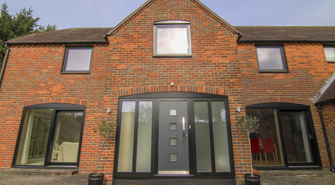 Internorm Home Pure Timber Aluminium HF200 Windows and HS330 Lift and Slide Doors, Blewbury, Oxfordshire