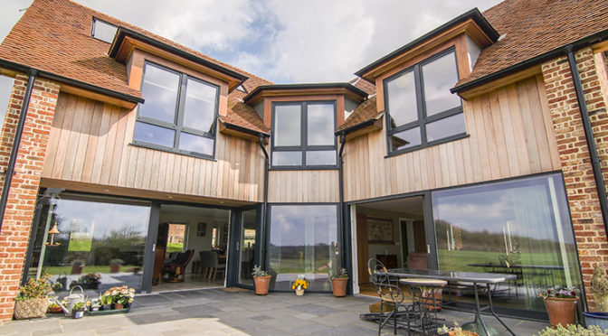 Internorm Home Soft Timber Aluminium Windows HF 310, Bishops Sutton, Hampshire