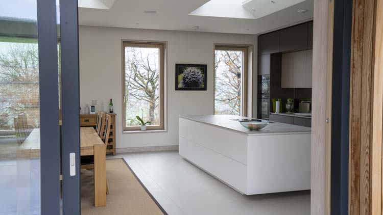 Inward opening tilt and turn windows
