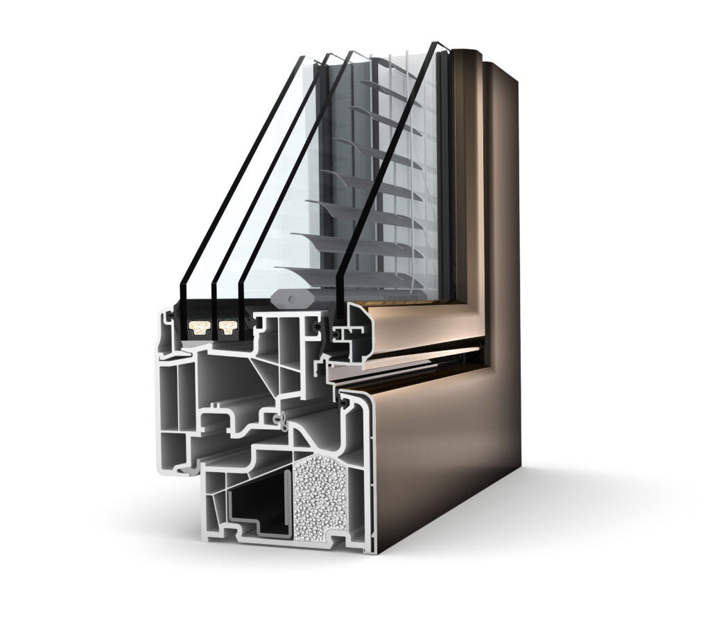 KV 440 UPVC aluminium window ambiente
