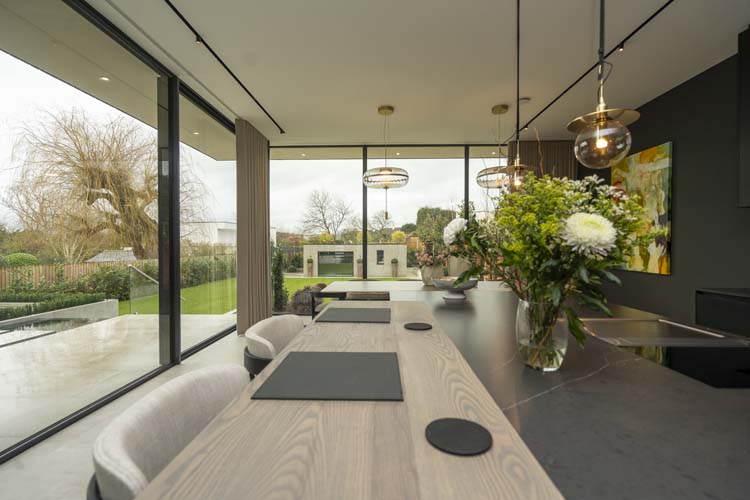 Kitchen window ideas with large glass panels for maximum daylight