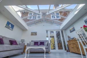 Livin-Room-Orangery-with-Double-Glazing-Windows-French-Doors-Roof-Lantern-Ascot-Berkshire