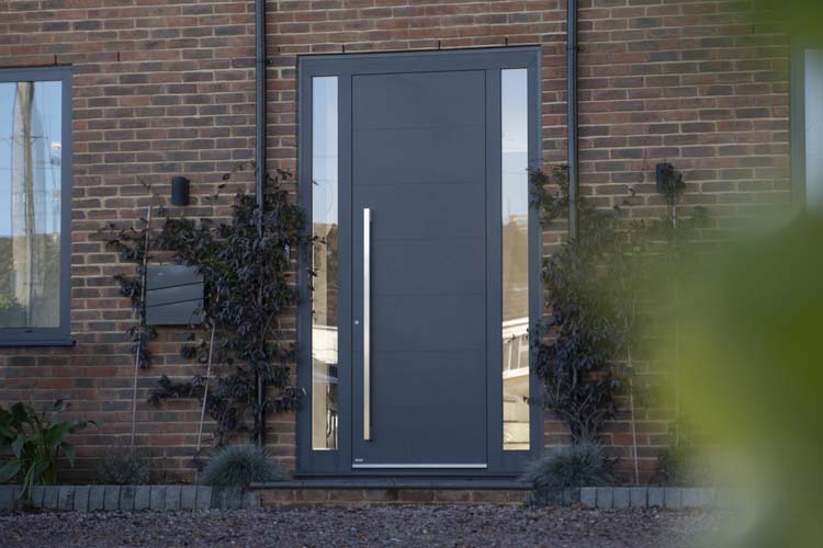 Anthracite Grey Front Door Installation in Alton, Hampshire
