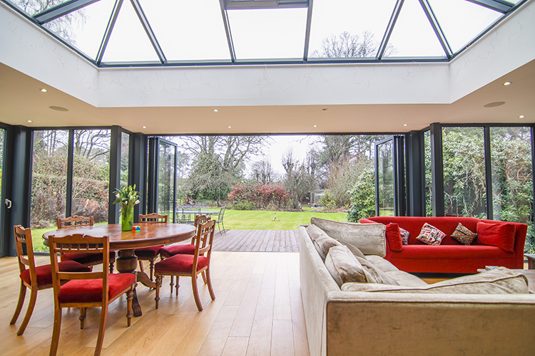 Orangery with Solarlux Bi-Fold Doors, Crowthorne