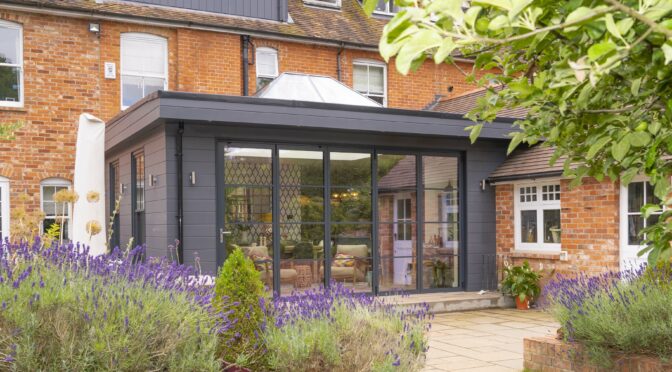 Oversized Sliding Sash Windows and Crittall-Style Bifold Doors for Single Storey Extension, Reading