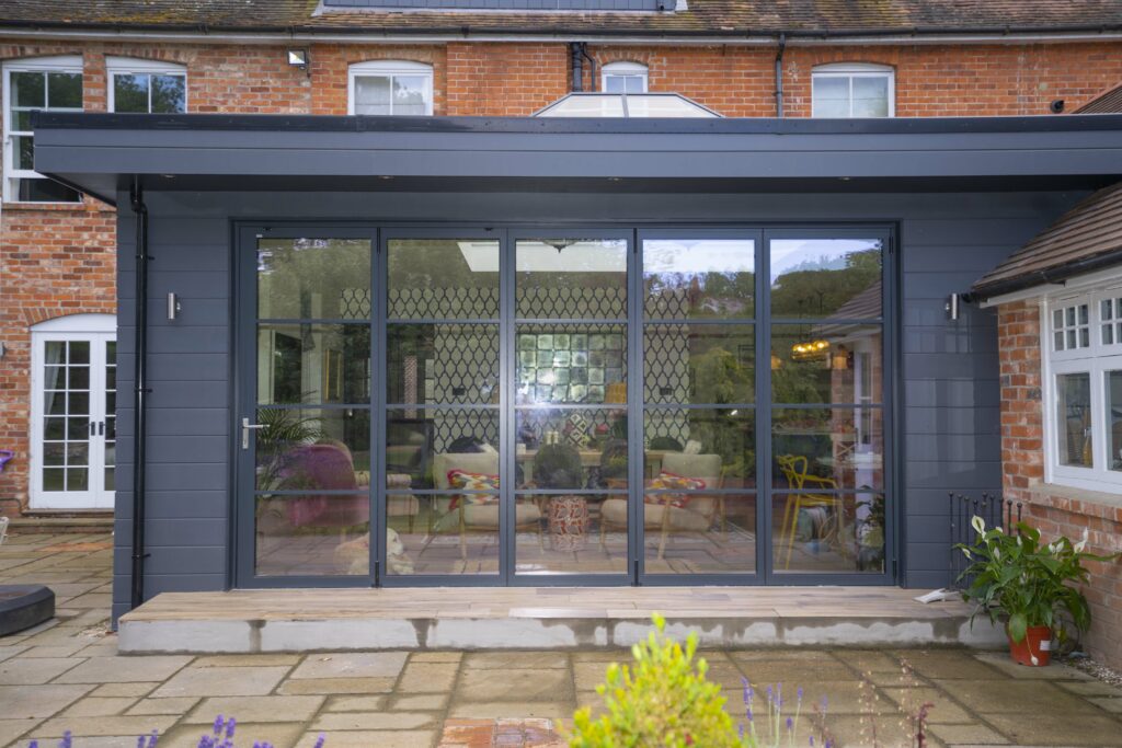 Oversized Sliding Sash Windows and Heritage Bifold Doors for Single Storey Extension, Reading