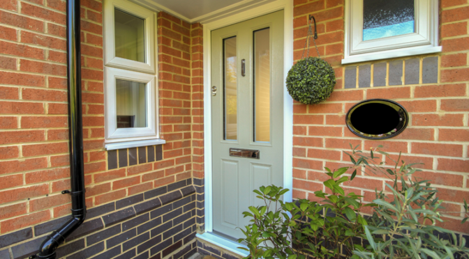 Pebble Grey Apeer Front Door, Bracknell