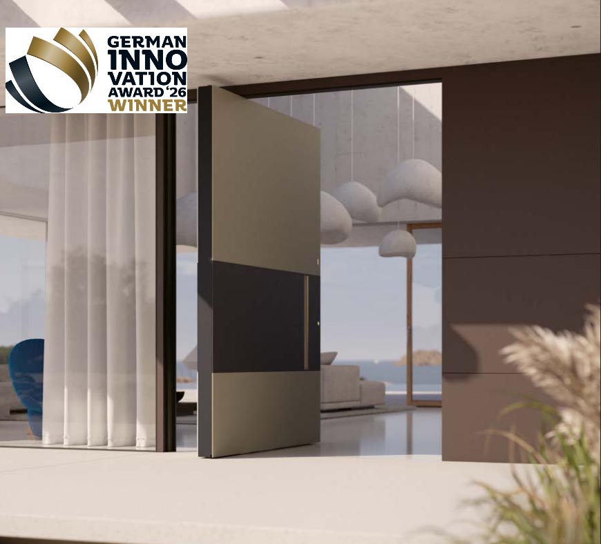 Pirnar Pivot Doors Win Prestigious German Innovation Award 2026