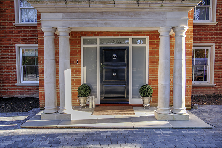 Timber front door