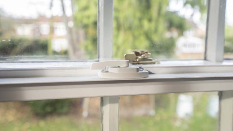Secondary glazing installed on traditional sash windows to reduce outside noise