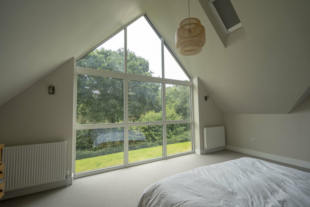 Slimline Grey Aluminium Windows and Sliding Doors, Home Renovation, Farnham