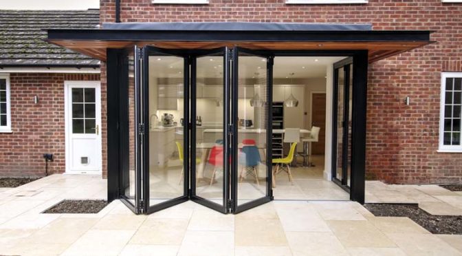 Solarlux SL 81 Bi Fold Doors, Goring, Oxfordshire