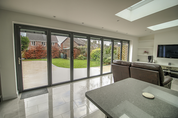 Solarlux Bi-Fold Doors with Internal Blinds, Southampton - Thames ...